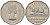 Канада 5 центов 1958 Елизавета II (1952-2022), бобер KM 50a никель 4621-261