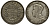 Новая Зеландия 1/2 кроны 1934 Георг V (1910-1936) KM 5 серебро 272-833