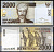 Индонезия 2000 рупий 2009 Принс Антасари, танцоры-даяки (Южный Борнео) Pick 148a бумага 6280-68-4-2