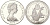 Остров Мэн 1 крона 1979 1000 лет Тинвальду - Драккар KM 46a серебро PROOF 1530-1323