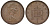 Великобритания 1 пенни 1971 Елизавета II (1952-2022) KM 915, Spink 4237 (B1) бронза 4128-755