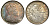 Гонконг 10 центов 1902 Эдуард VII (1901-1910) KM 13 серебро UNC 91-827