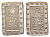 Япония 1 бу ND (1837-1854) Tenpo Ichibugin C 16 серебро 650-1233