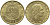 Италия 200 лир 1978 R, шестерня KM 105 алюминиевая бронза 4397-542