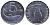 ИТАЛИЯ 5 ЛИР 1955 R, РУЛЬ, ДЕЛЬФИН KM 92 алюминий 4385-1043