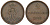 Брауншвейг-Каленберг-Ганновер 2 пфеннига 1853 B, Георг V (1851-1866) KM 217,aKS 152, J. 84 медь 4142-222
