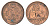 Бельгия 2 сантима 1912 Belgen, Альберт I (1909-1934) KM 65 медь 4615-814