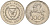 Кипр 100 милсов 1982 европейский муфлон KM 42 медно-никель 4168-645