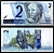 Бразилия 2 реала ND (2001-2012) Республика, морская черепаха Pick 249 a бумага UNC (пресс) 2119-42-2-2