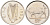 Ирландия 5 пенсов 1998 бык KM 28 медно-никель UNC 4580-938