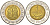 Египет 1 фунт 2007 KM 940а биметалл 4586-1015