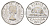 Канада 5 центов 1954 Елизавета II (1952-2022), бобр KM 50 хромированная сталь 4630-661
