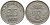 Дания 25 эре 1953 N; S, Фредерик IX (1947-1972) KM 842 медно-никель 4398-934