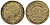 Франция 50 сантимов 1939 тип Morlon KM 894.1, Le Franc 192.15 алюминиевая бронза 4124-349