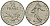 Франция 1/2 франка 1993 сеятель KM 931.1 никель 4138-244