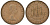 Великобритания 1/2 пенни 1965 Елизавета II (1952-2022) KM 896, Spink 4158 бронза 62-441