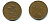 Великобритания 2 пенса 1971 Елизавета II (1952-2022) КМ 916, Spink 4235 (C1) бронза 4110-622