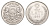 Латвия 2 лата 1925 год-тип KM 8 серебро 4657-821