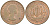 Великобритания 1/2 пенни 1967 Елизавета II (1952-2022) KM 896, Spink 4158 бронза 4544-152