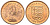 Джерси 1/2 пенни 1971 KM 29 бронза UNC 4611-438