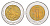 Мексика 1 песо 2005 Mo KM 603 биметалл UNC 4636-526
