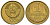 СССР 1 копейка 1985 Y 126a, Schon 75a латунь BUNC 4580-1156