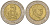 Кения 5 шиллингов 1995 Дэниэл арап Мои KM 30 биметалл 4548-542