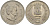 Индия 5 рупий 1985 на смерть Индиры Ганди KM 150 медно-никель aUNC 97-316