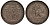 БЕЛЬГИЯ 2 САНТИМА 1902 BELGEN, ЛЕОПОЛЬД II (1865-1909) KM 36 медь 27-813