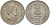 Индия 5 рупий 1985 на смерть Индиры Ганди KM 150 медно-никель aUNC 97-334