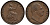 Великобритания 1 фартинг 1835 Вильгельм IV (1830-1837) KM 705, Spink 3848 медь 1523-914