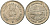 Индия 1 рупия 1991 Парламентская конференция KM 90 медно-никель UNC 95-455