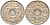 Франция 25 сантимов 1920 тип Lindauer KM 867а, Le Franc 171.4 медно-никель 4584-421