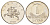 Литва 1 лит 2008 KM 111 медно-никель UNC 4624-714