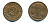 ГЕРМАНИЯ 2 РЕНТПФЕННИГА 1924 G J 307, KM 31 бронза 46-1257