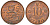 Финляндия 10 пенни 1938 KM 24 медь 51-3034