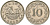 Мальта 10 центов 1972 баржа Великого магистра KM 11 медно-никель 4137-931