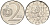 Словакия 2 кроны 1996 KM 9 сталь плакированная никелем 4152-916