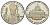 Либерия 10 долларов 2001 Иоанн Павел II KM 643a медно-никель PROOF 443-644