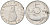 ИТАЛИЯ 5 ЛИР 1951 R, РУЛЬ, ДЕЛЬФИН КМ 92 алюминий 4573-214