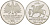 ФРГ 5 марок 1979 J, 150 лет со дня основания археологического института KM 150, J.425 серебро PROOF 02-117-57