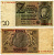 ГЕРМАНИЯ 20 РЕЙХСМАРОК 1929 Pick 181a бумага 3295-77-2
