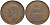 Великобритания 1 пенни 1945 Георг VI (1936-1952) KM 845, Spink 4114 бронза 4593-232