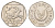 Кипр 50 центов 1991 похищение Европы KM 66 медно-никель 4700-1141