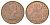 Великобритания 1 пенни 1961 Елизавета II (1952-2022) KM 897, Spink 4157 бронза 4526-214