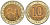СССР 10 рублей 1991 ЛМД, ГКЧП KM 295, Федорин 15 биметалл 4126-344