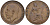 Великобритания 1/2 пенни 1921 Георг V (1910 - 1936) KM 809, Spink 4056 бронза 4153-754