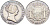 ИСПАНИЯ 10 РЕАЛОВ 1855 ИЗАБЕЛЛА II, ИМИТАЦИЯ белый металл 3855-546