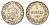 Россия для Финляндии 1 марка 1907 L, Николай II (1894-1917) Биткин 399 серебро 633-914