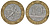Франция 10 франков 1991 тип гений Бастилии KM 964.1, Le Frank 375.6 биметалл 45-846